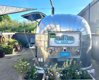 The Flying Cloud Cafe Airstream trailer